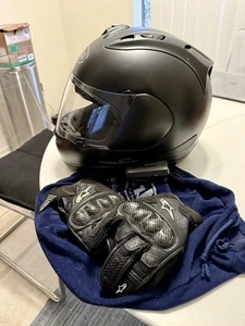 Motorcycle Helmet + Bluetooth & Gloves - Picture 1 of 2