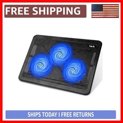 Slim Laptop Cooler Pad - 15.6"-17" Portable USB Powered with 3 Ultra-Quiet Fa... - Image 1 of 4