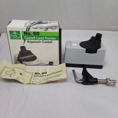 Faber Castell No 60 Castell Lead Pointer pencil sharpener featuring a clam - Image 1 of 4