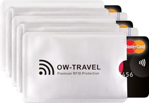 Custodie Blocco RFID. Protezione RFID per Porta Carte Di Credito Anti-Frode. RFI - Foto 1 di 12