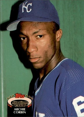 1992 Stadium Club #473 Archie Corbin Kansas City Royals - Image 1 of 2