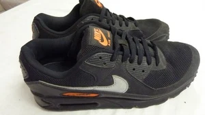 Nike Air Max 90 DJ6881-001 silver Reflective/Black/Orange Good Condition UK 9 - Picture 1 of 7