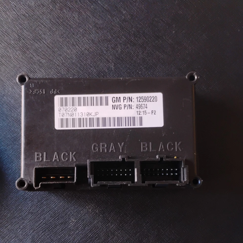 MÓDULO DE CONTROL CAJA TRANSFERENCIA GM 2002-2005 NUEVO GENUINO, NÚMERO DE PIEZA 12590220 Foto 1 de 3