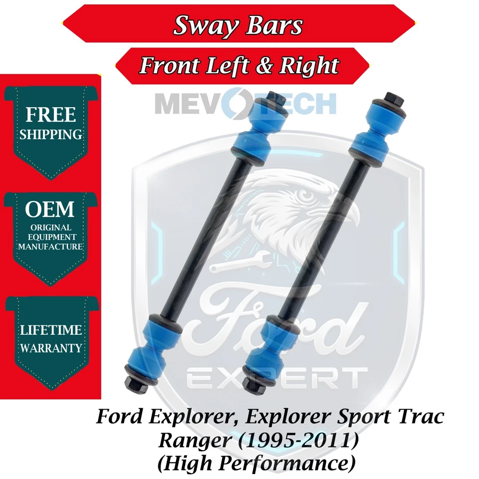 Nuevas barras estabilizadoras delanteras OE para Ford Explorer/Sport Trac/Ranger 1995-2011 9 años de garantía. Foto 1 de 4