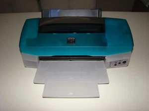 Epson stylus Color 740i Printer Translucent Blue (RARE) - Picture 1 of 8