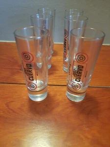 6 x Schnaps SCHNAPS GLÄSER SCHWERER BODEN ~ JOSE CUERVO Tequila seit 1795 ~ MEXIKO  - Bild 1 von 2