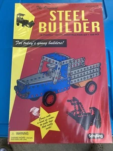 Schylling Original Steel Builder Metal Construction Set 168 Pieces 16 Models - Picture 1 of 6