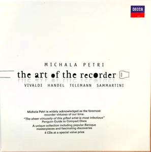The Art of the Recorder: Michala Petri (CD Box Set, 2007, 4 Discs, Decca) - Picture 1 of 2