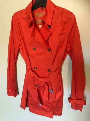 Michael Kors trench cintura arancione taglia L