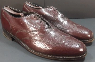 Vintage 1980s FLORSHEIM DRESS SHOES Size 11 Style Number 30374 - Image 1 of 4