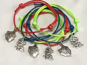 Birthday party favors ☆ Lot of 10 ☆Necklaces ☆KNIGHT HELMET CHARMS ☆medieval