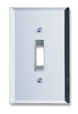 AMERTAC Light Switch Plate Cover Amerelle Clear Mirror Finish Toggle Rocker Outlet