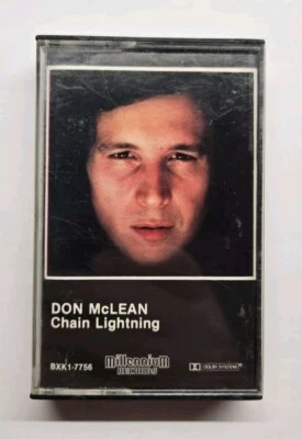 Chain Lightning Don McLean (Cassette, 1978, Millenium Records) - Image 1 of 4