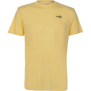 Reel Life Neptune Ocean Washed Tarpon Head T-Shirt - Golden Haze - Picture 1 of 3