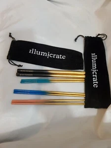 Illumicrate Straws - Carrion Crow, Water Strider, Winged Serpant, Golden Eagle - Picture 1 of 5