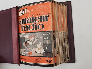 QST Magazin Amateurradio. Ganzjahreskatalog. 12 Bände. 1931. In QST Mappe - Bild 1 von 6