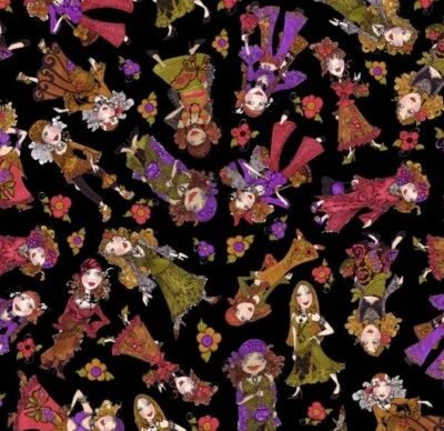 Loralie Designs - Tela de acolchado y artesanía gitanos arrojados - con gitana Foto 1 de 4