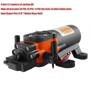 Bomba de agua marina 35PSI 12V diafragma bomba autocebante accesorios barco duchas - Imagen 1 de 9