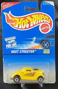 Hot Wheels Neet Streeter #526 Giallo con Capesante Hot Rod Ruote Base - Foto 1 di 5