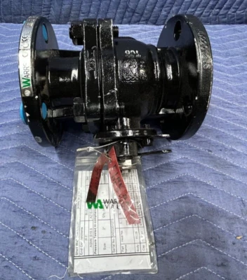 WARREN 6155-FS-TR Ball Valve 2" 150 RF Flanged Full Port / WCB Body / SS - Image 1 of 4