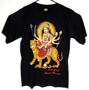 Thailand Goddess Phramae T shirt Black - Size L Pit to Pit 53 cm Black. - Bild 1 von 5