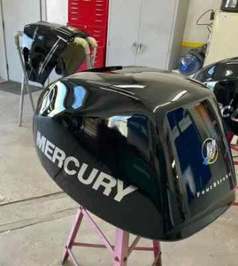 Mercury CHROME Verado Outboard Decals stickers (Multiple HP) Marine Grade - Picture 1 of 5