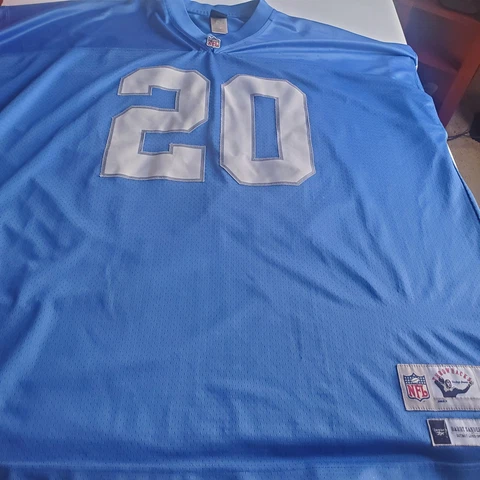 1996 AUTHENTIC VINTAGE BARRY SANDERS #20 DETROIT LIONS JERSEY 4XL Cover