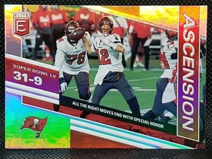 Donruss FOTL Elite Ascension 2021 Tom Brady Super Bowl refractor A14 - Imagen 1 de 2