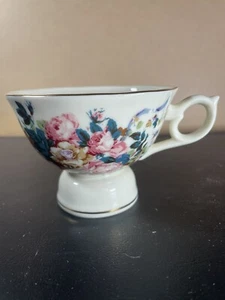 TAZA DE TÉ FLORAL MUSICAL CHINA HUESO IZQUIERDO - BEETHOVEN’S FUR ELISE - Imagen 1 de 8