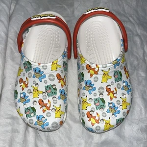 Pokémon Crocs Kids Junior Size 5 (J2) Very Lightly WorN VGC MUST SEE - Picture 1 of 4
