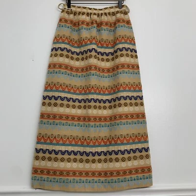 Vintage 60s Peerless of Boston Skirt Womens 27" Waist Wool Blend Boho Hippy - Image 1 of 4