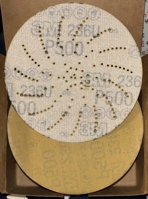 Disco de lijado limpio 10 X 3M 5” 236U 55505 P500 paquete de 10 discos Foto 1 de 4