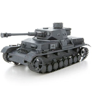 Metal Earth ICONX Panzer IV 1:50 Scale WWII German Tank DIY 3D Metal Model Kit - Picture 1 of 11