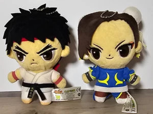 Street Fighter Little Buddy Plüsch Schlüsselanhänger Set: Ryu und Chun-Li Capcom Merch - Bild 1 von 9