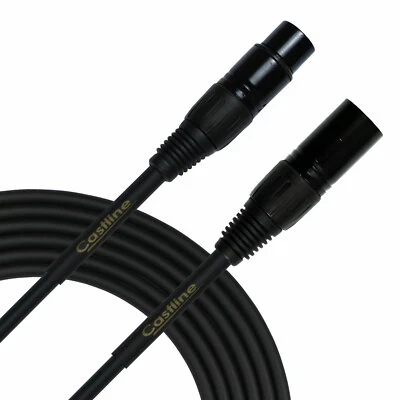 Castline Gold XLR Microphone Cable Mogami Neglex 2549