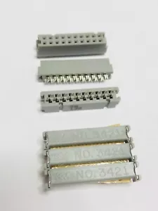 10pcs- 3421-6000 ,Connector, IDC, Wire Mount, 10 POS, RA, Socket, 2.54mm - Picture 1 of 1