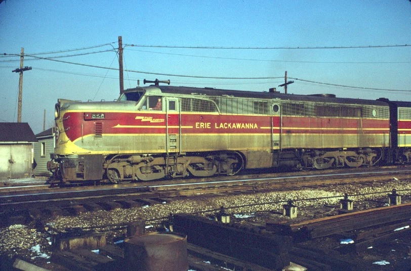 EL 858 PA-1 CHICAGO IL (ERIE LACKAWANNA) DIAPOSITIVA ORIGINAL 02-68 T22-14 Foto 1 de 1