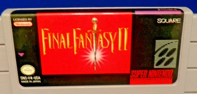 Final Fantasy II Super Nintendo 1991 SNES Authentic Working Cartridge Only - Image 1 of 4