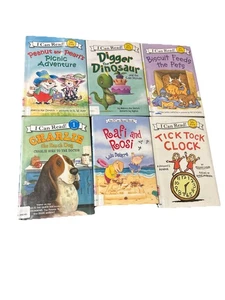 Lot of 6 Shared My First Reading & Level 1 I Can Read Books Learn To Read HC - Picture 1 of 24