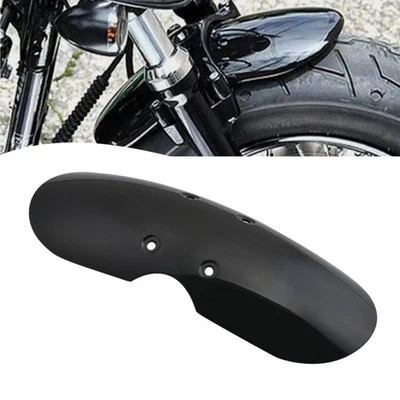Para-choque dianteiro curto para Triumph Bonneville T100 Thruxton 900 preto vivo - Imagem 1 de 4