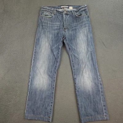 Vintage John Varvatos Jeans Mens 34 Straight Leg Authentic Fit Denim Button Fly - Image 1 of 4