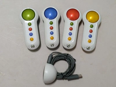 Xbox 360 Microsoft Scene It Paquete de 4 Controladores Zumbadores Inalámbricos con Sensor PROBADO Foto 1 de 4