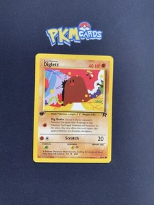 Pokémon TCG Diglett Team Rocket 52/82 Regular 1st Edition LP. - Picture 1 of 3