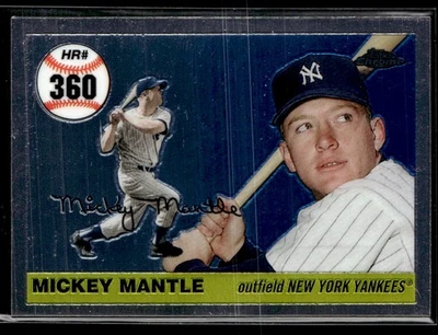 2006 Topps Chrome #MHR360 Mickey Mantle Home Run History Card 0502D - Image 1 of 2