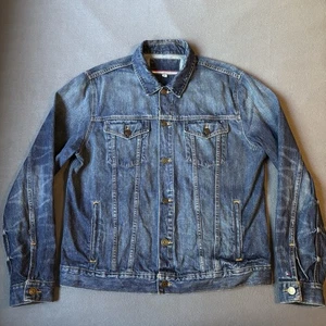 Tommy Hilfiger Denim Jacket Mens XL 2017 Multipocket With Accented Buttons - Picture 1 of 17