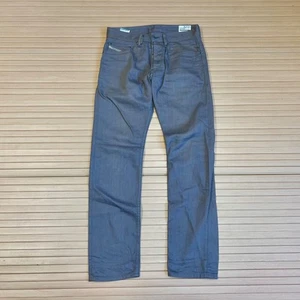 Diesel Jeans W32 (W30) L30 Brown Men's Braddom Regular Slim Carrot Button 008QB - Picture 1 of 11