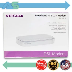 Netgear Broadband High-Speed ADSL2+ Internet Access DSL Modem (DM111PSP-100NAS) - Picture 1 of 8