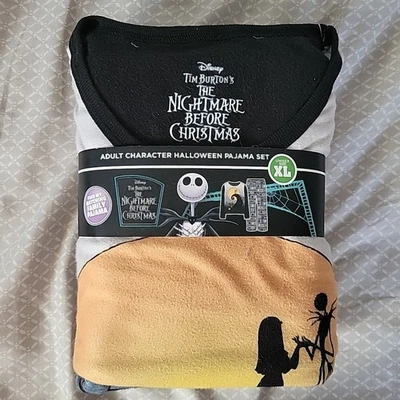 Juego de Pijama Personaje Adulto Disney XL Tim Burton Pesadilla Antes de Navidad Foto 1 de 3