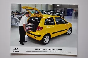 Foto Stampa Auto - Hyundai Getz 1.6 Sport 2002 - Giallo - Vista Posteriore/Laterale - Foto 1 di 1