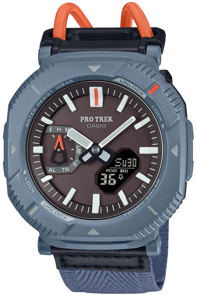 Nuevo reloj para hombres CASIO PRO TREK PRJ-B001B-2JF línea de excursionista Bluetooth solar Foto 1 de 1